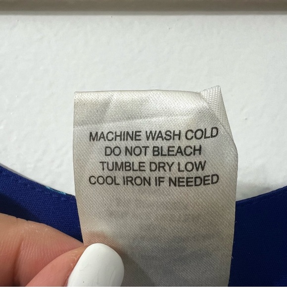 JFW M Blue Purple Empire Waist Sleeveless Paisley Whimsigoth Maxi Bra Dress - Picture 10 of 11